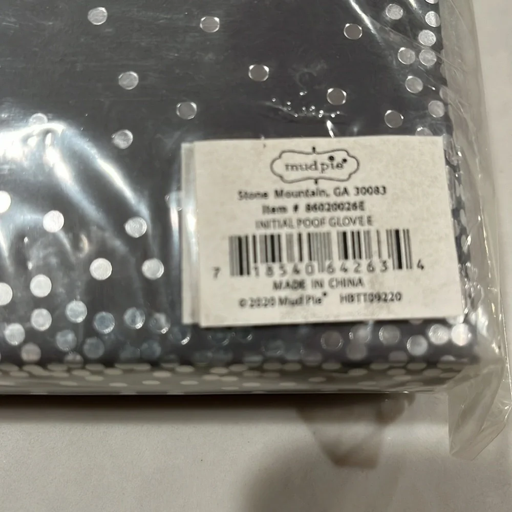 Mud Pie INITIAL KNIT GLOVES / H&N/NIB